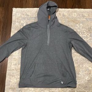 XL Vuori Sunday Element Hoodie in Charcoal Heather